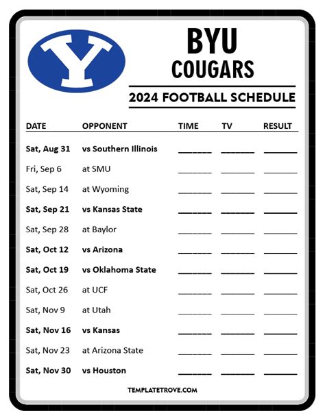 byu game|BYU Cougars 2025 Regular Season NCAAF Schedule .